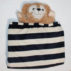 Duffy the Disney Bear baby blanket Disney Parks Aulani Resort plush head paws